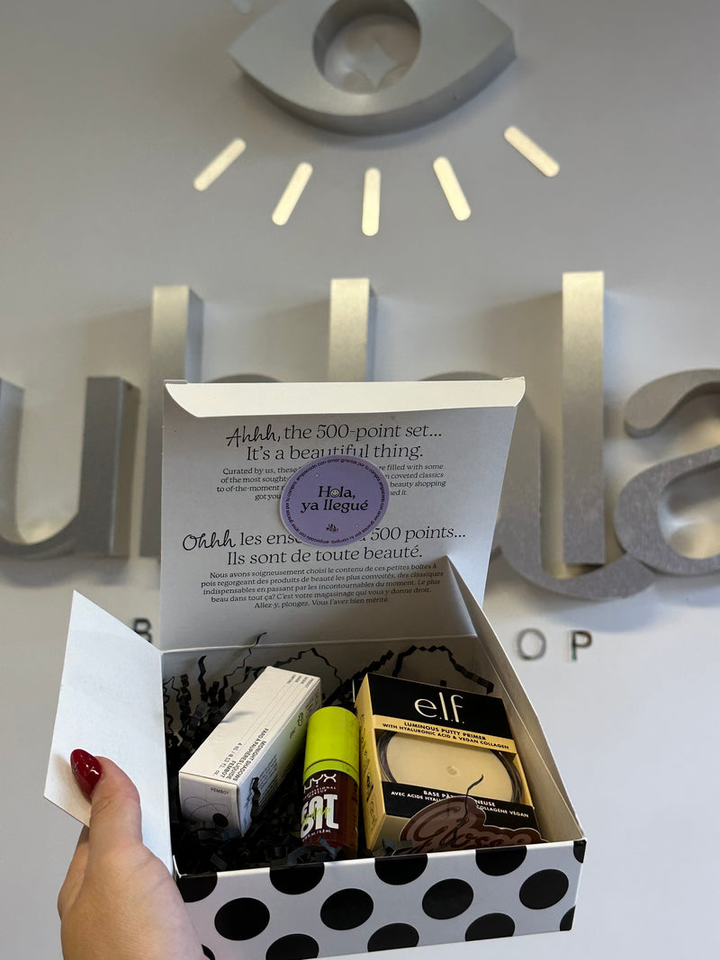 San Valentine's Box by Uhlala Beauty / Caja 3 pzas labios, ojos y rostro 60% OFF / Piezas limitadas!