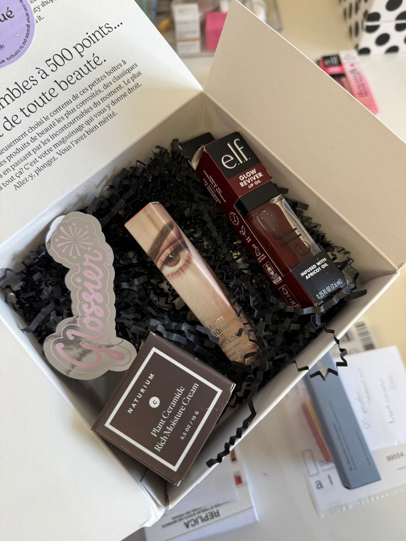 Secret Santa Box by Uhlala Beauty / Caja 3 pzas labios, ojos y rostro 50% OFF / Piezas limitadas!