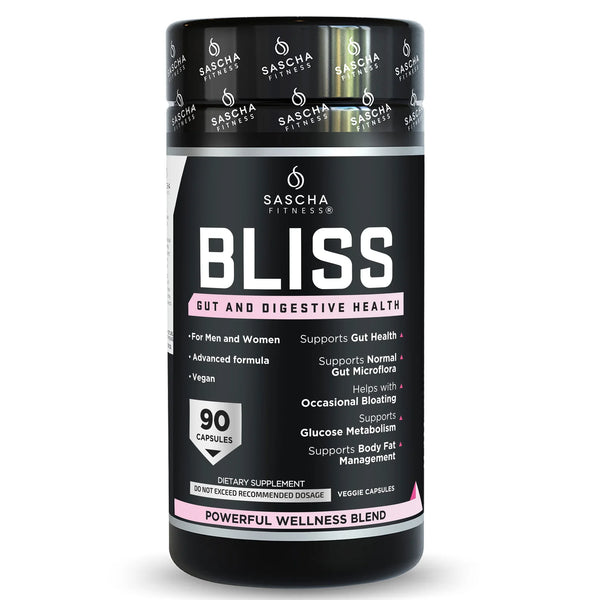 *PREORDEN: BLISS Gut And Digestive Health- Sascha Fitness / Apoyo para la salud intestinal