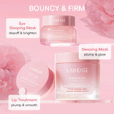 *PREORDEN: Bouncy & Firm Eye Brightening Sleeping Mask with Peony + Collagen Complex™ - Laneige / Tratamiento contorno ojos