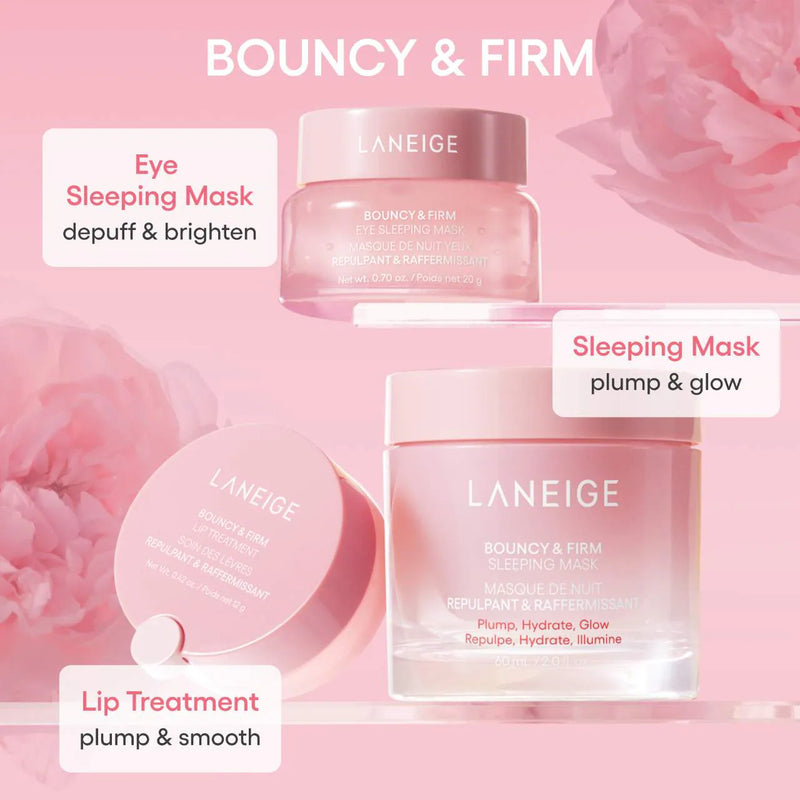 *PREORDEN: Bouncy & Firm Eye Brightening Sleeping Mask with Peony + Collagen Complex™ - Laneige / Tratamiento contorno ojos