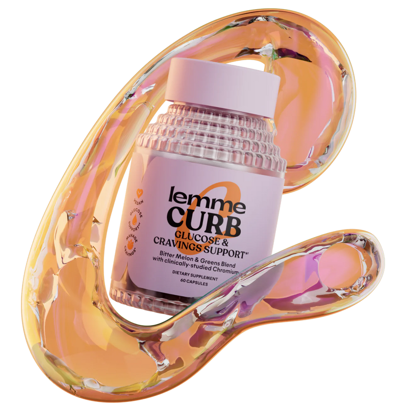 CURB Glucose & Cravings Support Capsules - lemme / Cápsulas apoyo a la glucosa y los antojos