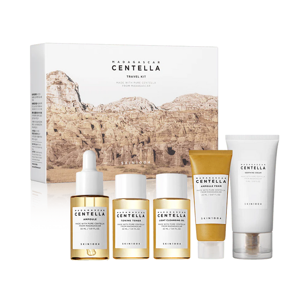 Centella Travel Kit - SKIN 1004  / Set 5 pzas rutina de rostro