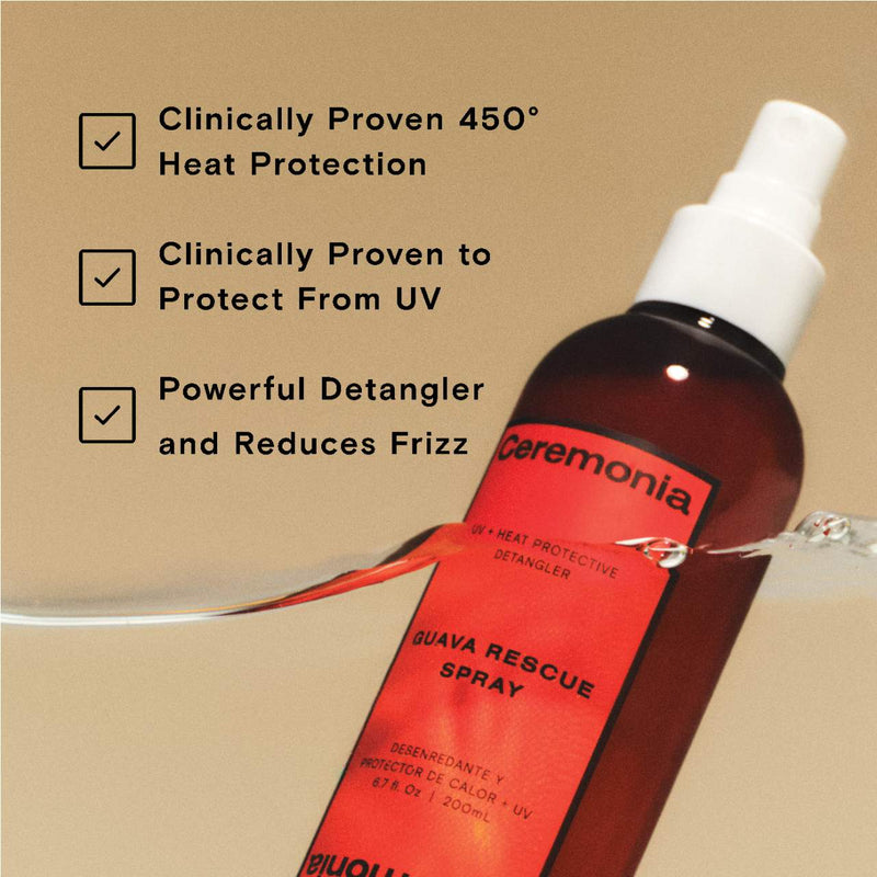 *PREORDEN: Guava Rescue Hair Heat Protectant Spray - Ceremonia / Spray que previene el frizz