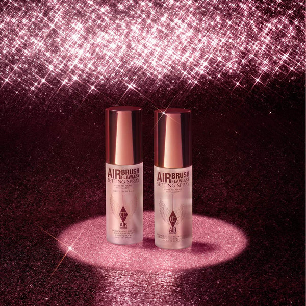 Mini Airbrush Flawless Setting Spray Duo Set - Charlotte Tilbury / Set 2 pzas fijador de maquillaje Ed. Limitada