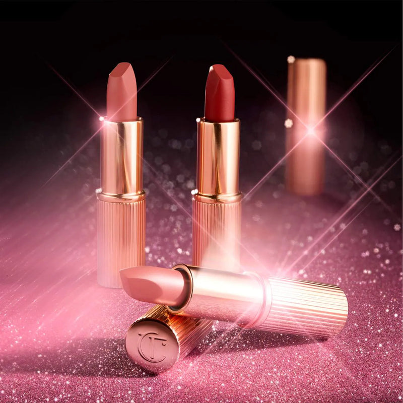 *PREORDEN:Mini Iconic Hollywood Lipstick Trio Set - Charlotte Tilbury / Set 3 pzas labiales mini Ed. limitada