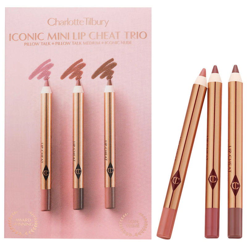 *PREORDEN: Mini Iconic Lip Cheat Lip Liner Trio - Charlotte Tilbury / Set 3 pzas delineador de labios