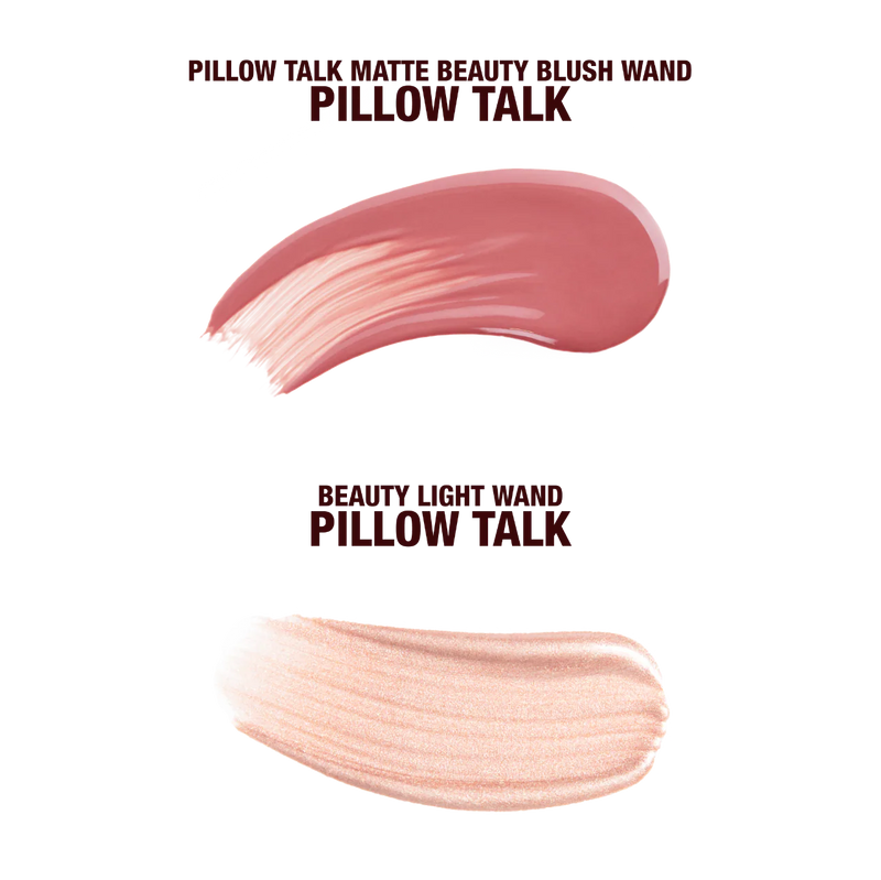 *PREORDEN: Mini Pillow Talk Iconic Blush and Glow Kit Set - Charlotte Tilbury / Set 2 pzas mini rubor + iluminador liquido