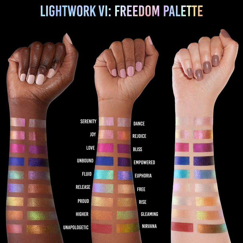 *PREORDEN: LIGHTWORK VI The Freedom Palette: Magnetic, Customizable, Stackable Palette with Illuminating Pigments for Eyes, Face & Lips - Danessa Myricks Beauty / Paleta multiuso para rostro completo