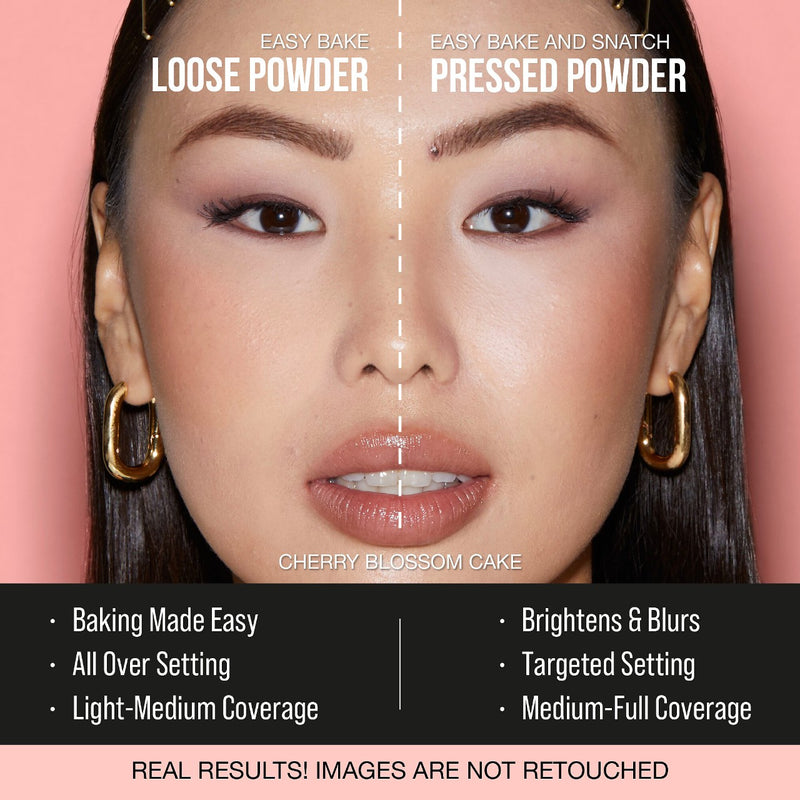 Easy Bake and Snatch Pressed Brightening and Setting Powder - HUDA BEAUTY / Polvo compacto fijador