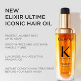 *PREORDEN: Elixir Ultime Refillable Hydrating Hair Oil - Kérastase /  Aceite nutritivo para fuerza, hidratación y brillo del cabello