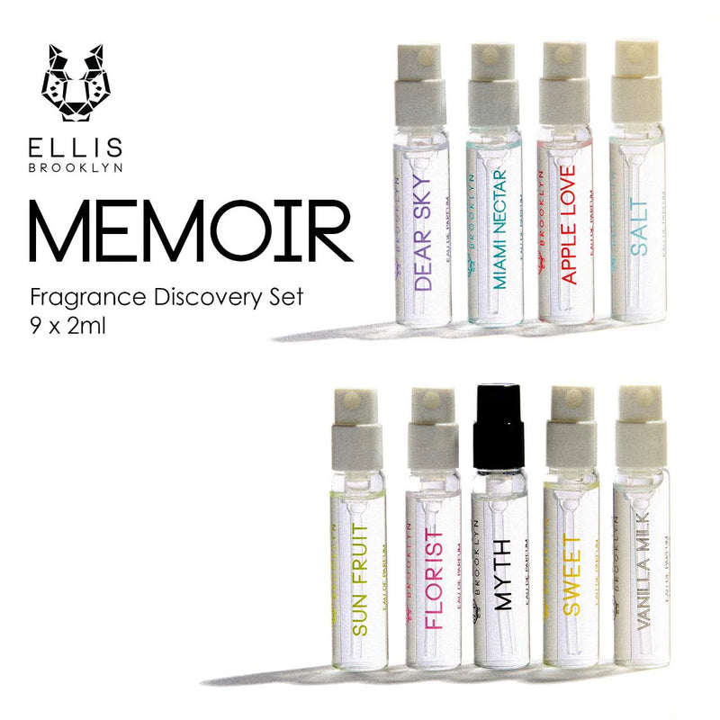 *PREORDEN: MEMOIR Fragrance Discovery Set - Ellis Brooklyn / Set de muestras perfumes