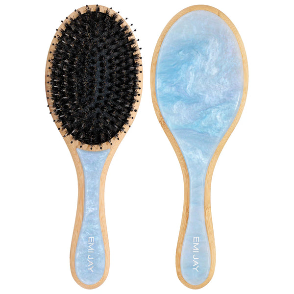 *PREORDEN: Flat Hair Brush in Blue Sugar - Emi Jay  / Cepillo para desenredar