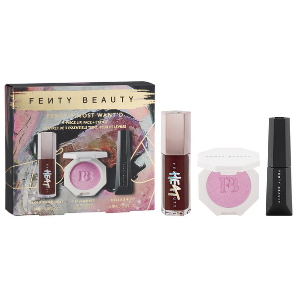 *PREORDEN: Fenty's Most Want'd: 3-Piece Lip, Face + Eye Kit - Fenty Beauty / Set 3 pzas rostro