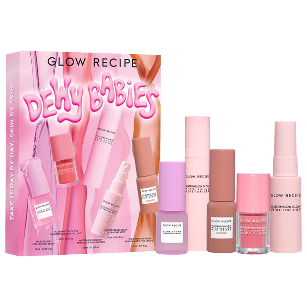 *PREORDEN: Dewy Babies - Glow recipe / Set 5 pzas mini skincare