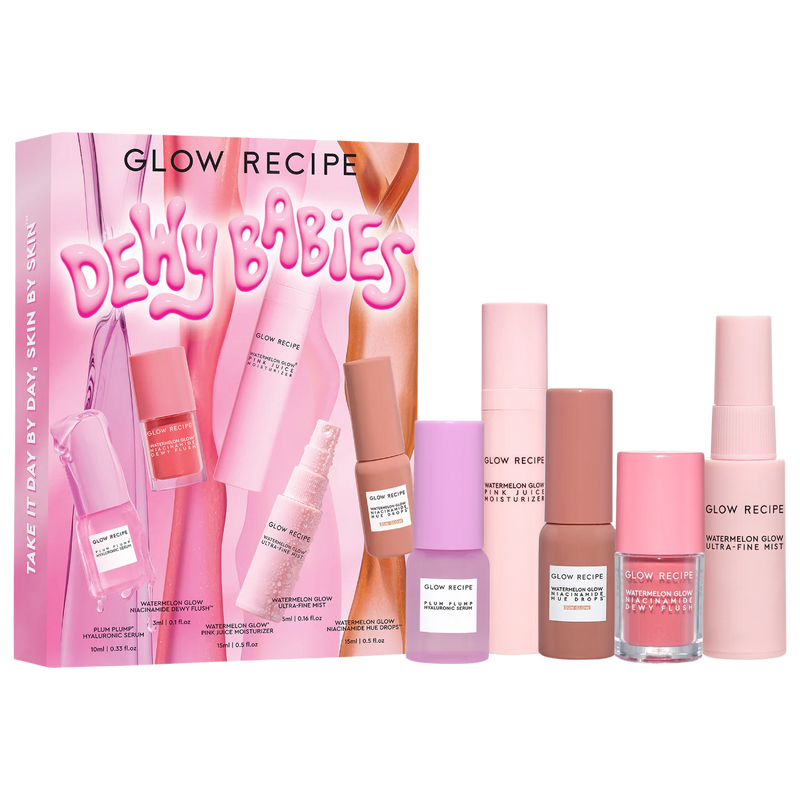 *PREORDEN: Dewy Babies - Glow recipe / Set 5 pzas mini skincare