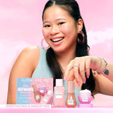 *PREORDEN: Get Glowing With Me™ Kit by Katie Fang with Hue Drops Tinted Serum - Glow recipe / Kit de productos esenciales