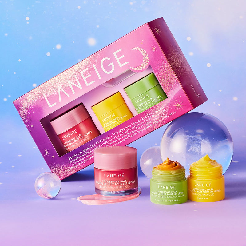 *PREORDEN: Starlit Lip Mask Trio - LANEIGE / Set de 3 mascarillas para labios