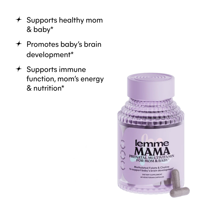 *PREORDEN: Mama Capsules - lemme / Cápsulas para el apoyo nutricional durante el embarazo