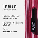 *PREORDEN: Lip Blur Soft-Matte Hydrating Lipstick with Hyaluronic Acid - Saie / Labial mate hidratante