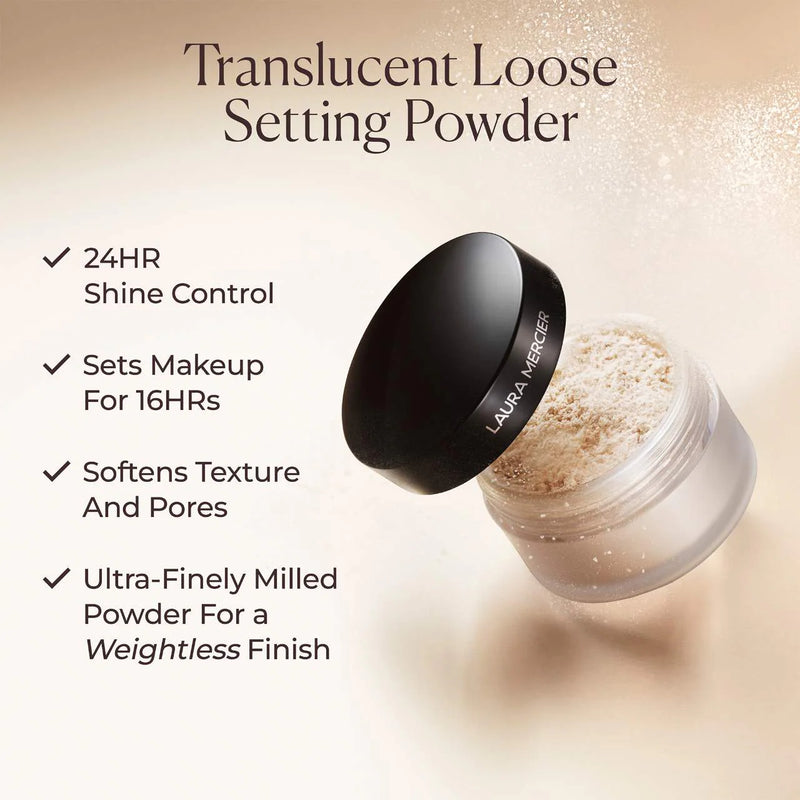 Flawless To Go Mini Setting Powder Duo - Laura Mercier / Set 2 piezas polvo fijador suelto