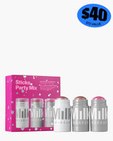 Makeup Sticks Party Mix - Milk Makeup / Set 3 pzas full size rubor e iluminador en crema