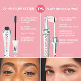 *SIN CAJA: Mini Fluff Up Brow Flexible Brow-Texturizing Wax - Benefit Cosmetics / Cera transparente para fijar cejas