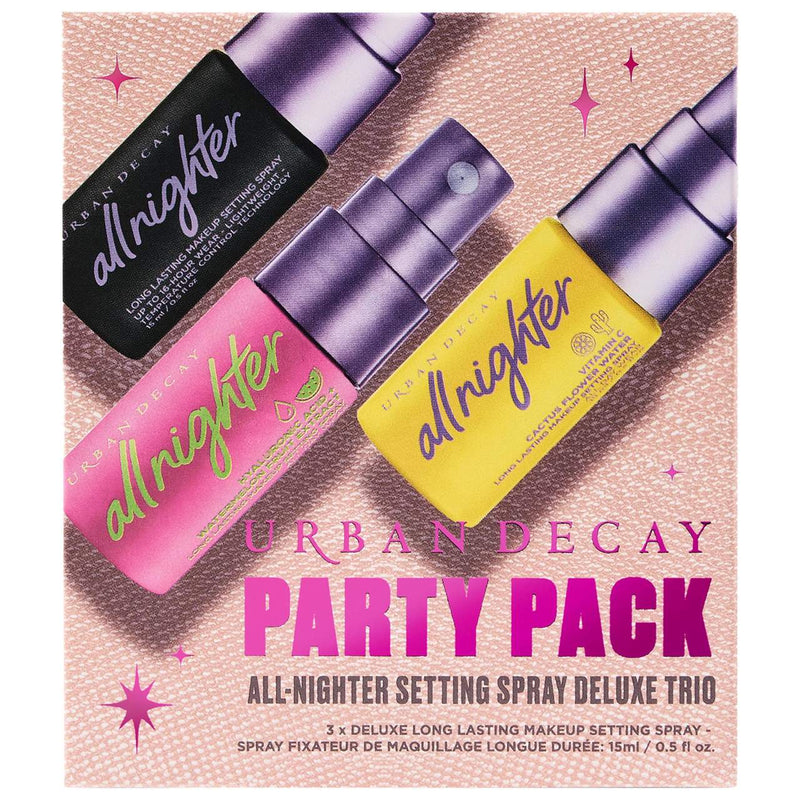 Mini Party Pack All Nighter Setting Spray Trio - Urban Decay / Set 3 pzas spray fijador de maquillaje