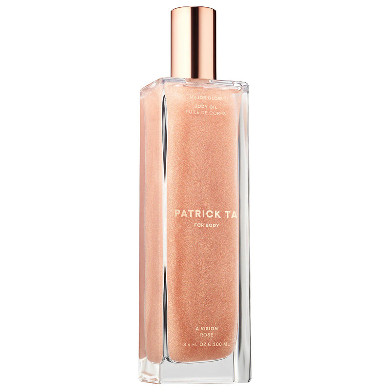 *PREORDEN: Major Glow Body Oil - PATRICK TA / Aceite corporal perfumado y con brillo