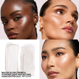 Major Glow Crème & Powder Light Reflecting Translucent Highlighter Duo - Patrick Ta / Iluminador en crema y polvo