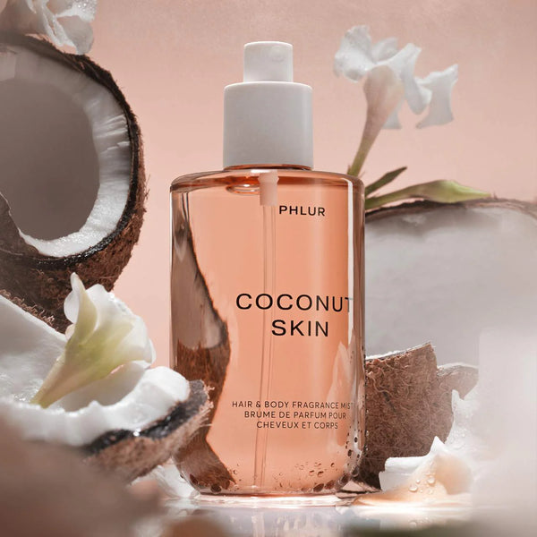 Coconut Skin Body & Hair Fragrance Mist - PHLUR / Fragancia cálida para el cabello y cuerpo