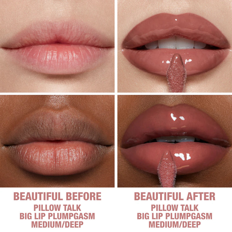 *PREORDEN: Pillow Talk Big Lip Plumpgasm Plumping Lip Gloss - Charlotte Tilbury / Bálsamo efecto relleno inmediato