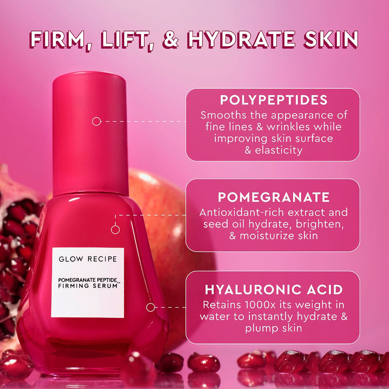 *PREORDEN: Pomegranate Peptide Firming Serum - Glow Recipe / Suero reafirmante