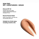 *PREORDEN: Skin Trio Mineral SPF 50 Moisturizer and Brightening Serum with Squalane - Refy / Protector solar en suero