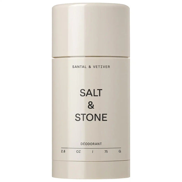 Natural Deodorant Extra-Strength Aluminum-Free - Salt & Stone / Desodorante libre de aluminio