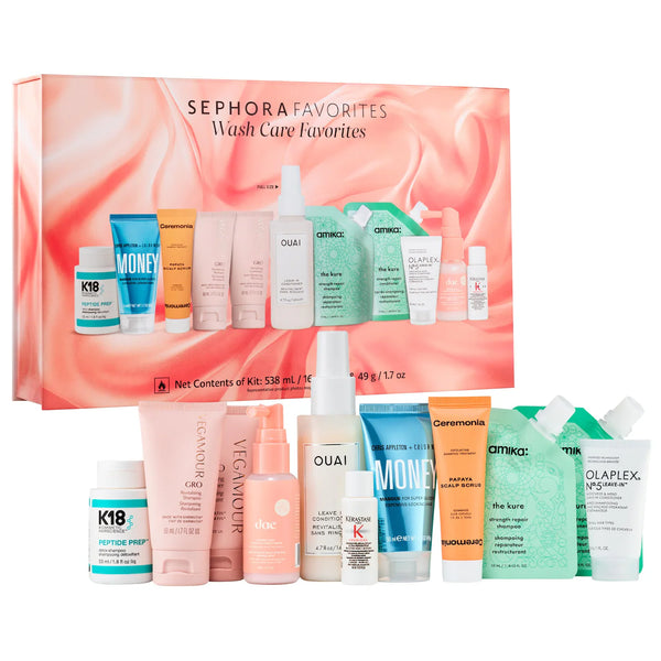 *PREORDEN: Wash Care Favorites - Sephora Favorites / Set para cabello 11 pzas Ed. Limitada