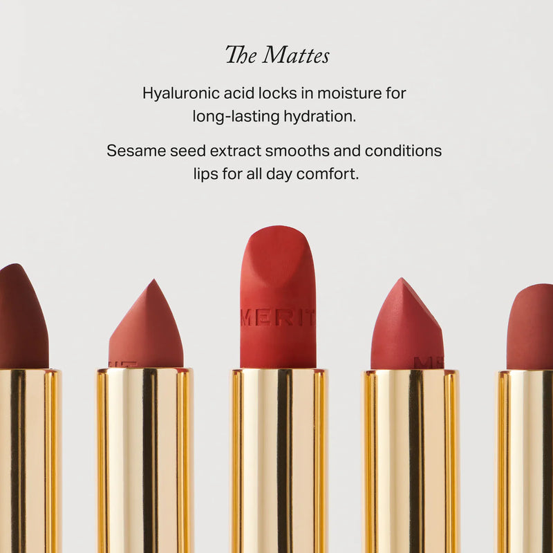 Signature Lip Lightweight Matte Lipstick - Merit / Labial mate ligero