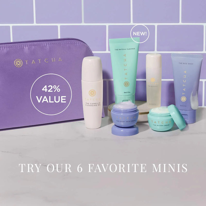 *PREORDEN: Tatcha Mini Favorites Set - Tatcha / Set 6 pzas + cosmetiquera