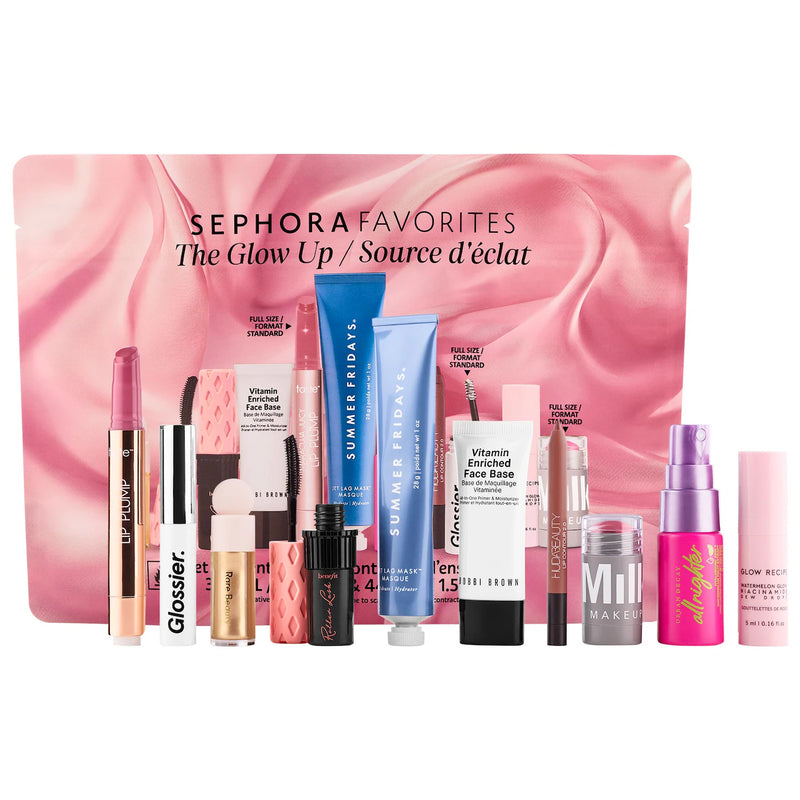 The Glow Up Kit - Sephora Favorites / Set 10 pzas esenciales de belleza Edición Limitada