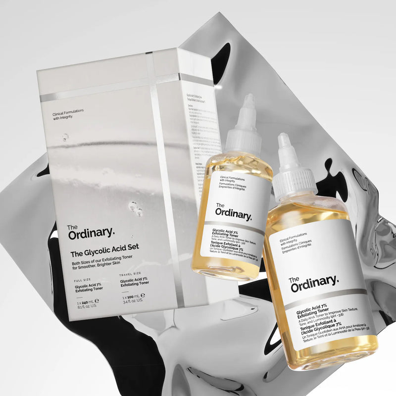 The Glycolic Acid Set - The Ordinary / Set 2 pzas tónico exfoliante