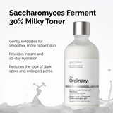 Saccharomyces Ferment 30% Milky Toner - The Ordinary / Tónico lechoso exfoliante