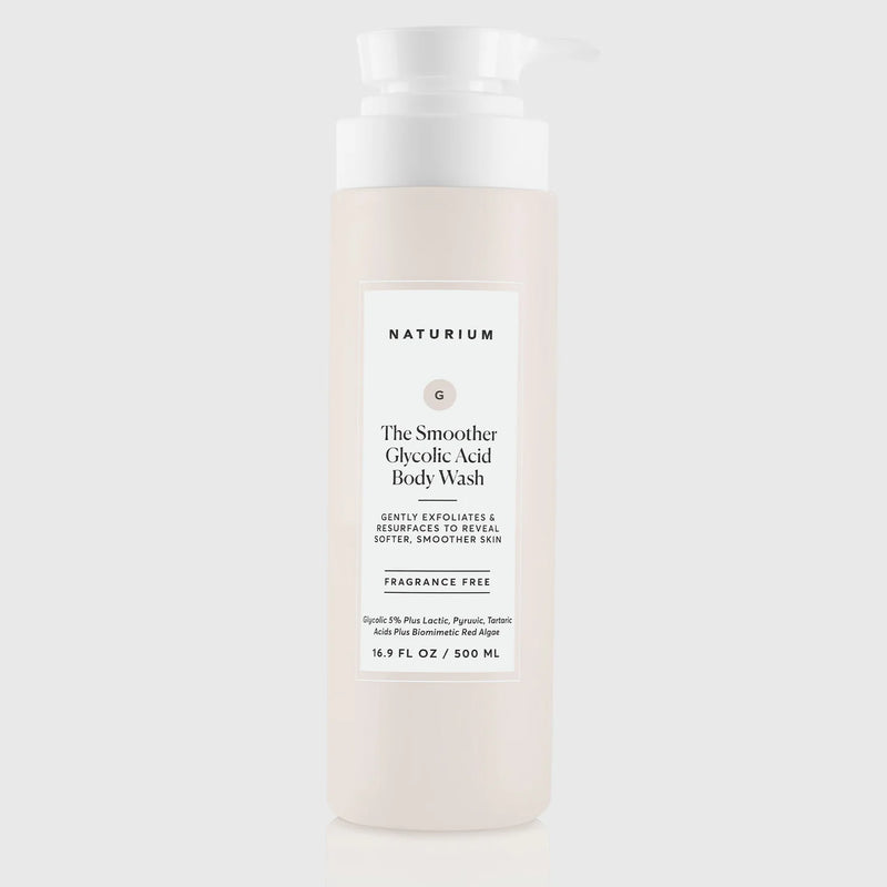 The Smoother Glycolic Acid Exfoliating Body Wash - Naturium / Gel de baño exfoliante para piel suave