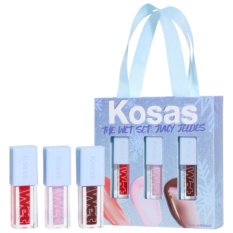 *PREORDEN: The Wet Set: Juicy Jellies Sheer Lip Oils - Kosas / Set 3 pzas aceites labial