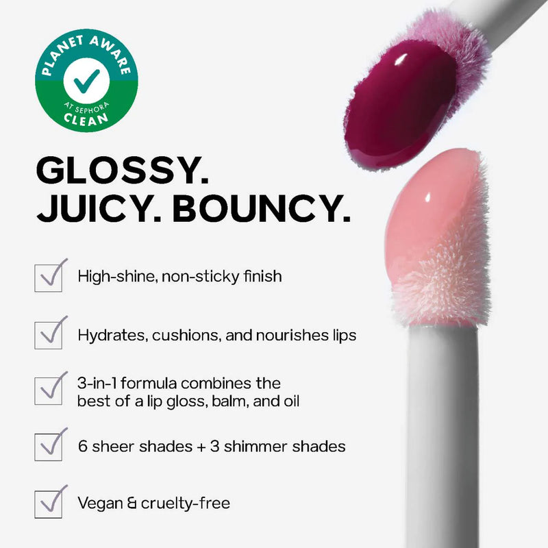 *PREORDEN: The Glossybounce™ Lip Gloss Oil Vault - Saie / Set 9 pzas brillo labial