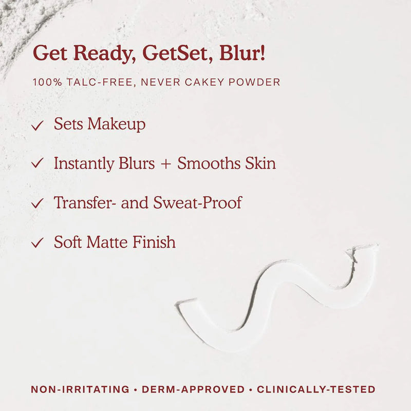 *PREORDEN: GetSet Blur + Set Talc-Free Pressed Setting Powder - Tower 28 / Polvo fijador a prueba de transferencia