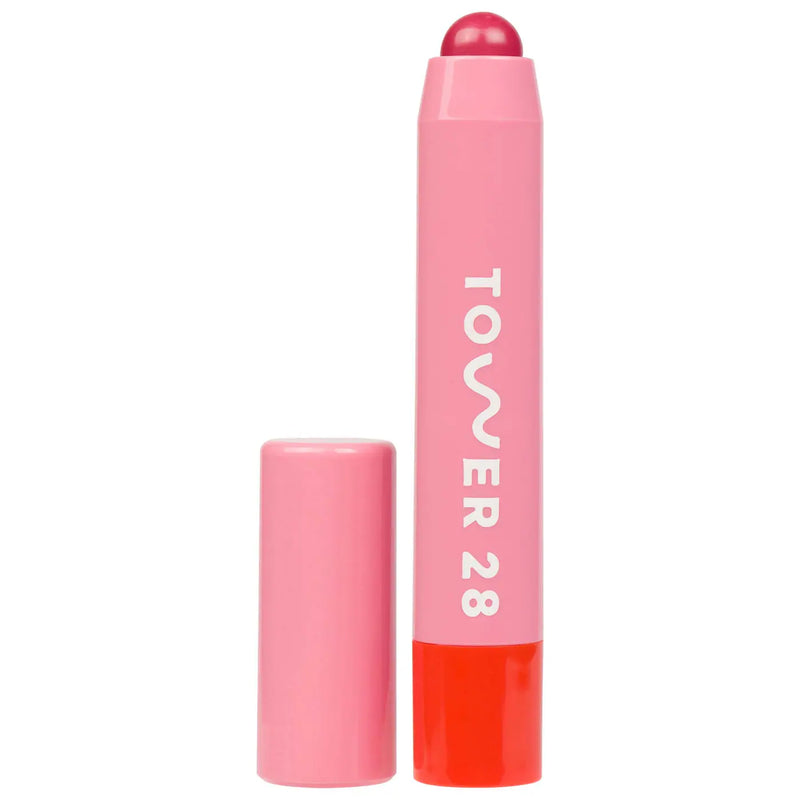 JuiceBalm Vegan Tinted Lip Balm - Tower 28 Beauty / Bálsamo labial hidratante con color