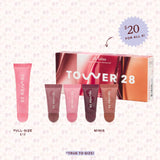 Mini Lil Softies Tinted Lip Treatment Set - Tower 28 / Set 4 pzas brillo hidratante con color