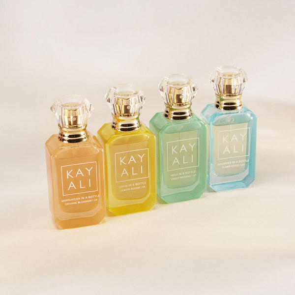Vacay in a Bottle Miniature Set - Kayali / Set 4 pzas perfumes mini