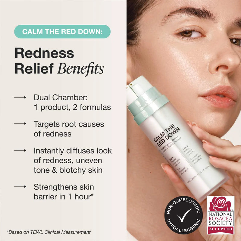 *PREORDEN: Calm the Red Down Dual Chamber Redness Treatment Serum - iNNBEAUTY PROYECT / Suero para rojeces y manchas