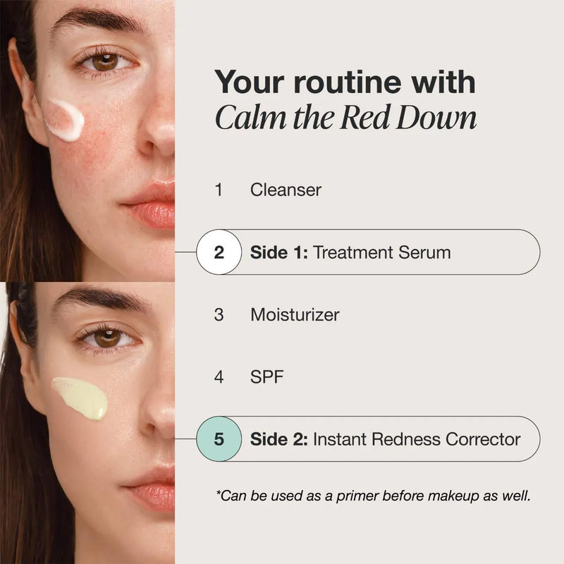 *PREORDEN: Calm the Red Down Dual Chamber Redness Treatment Serum - iNNBEAUTY PROYECT / Suero para rojeces y manchas